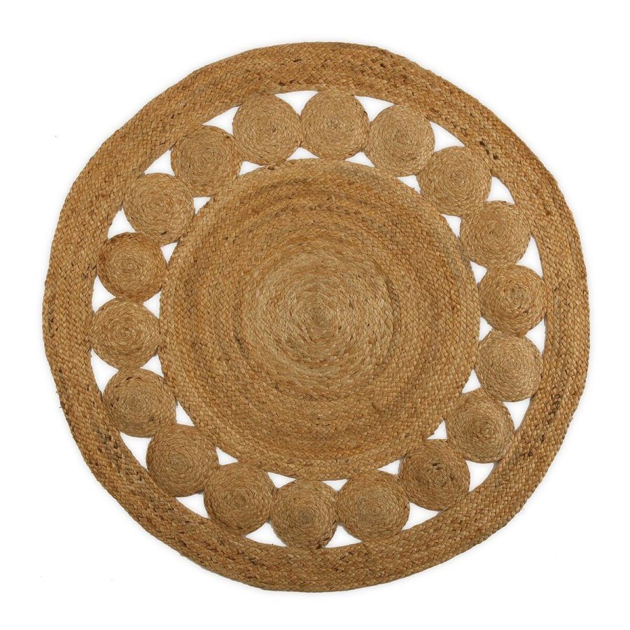 Tppe Versa  120 cm Cirkler Spanskrr Jute #1
