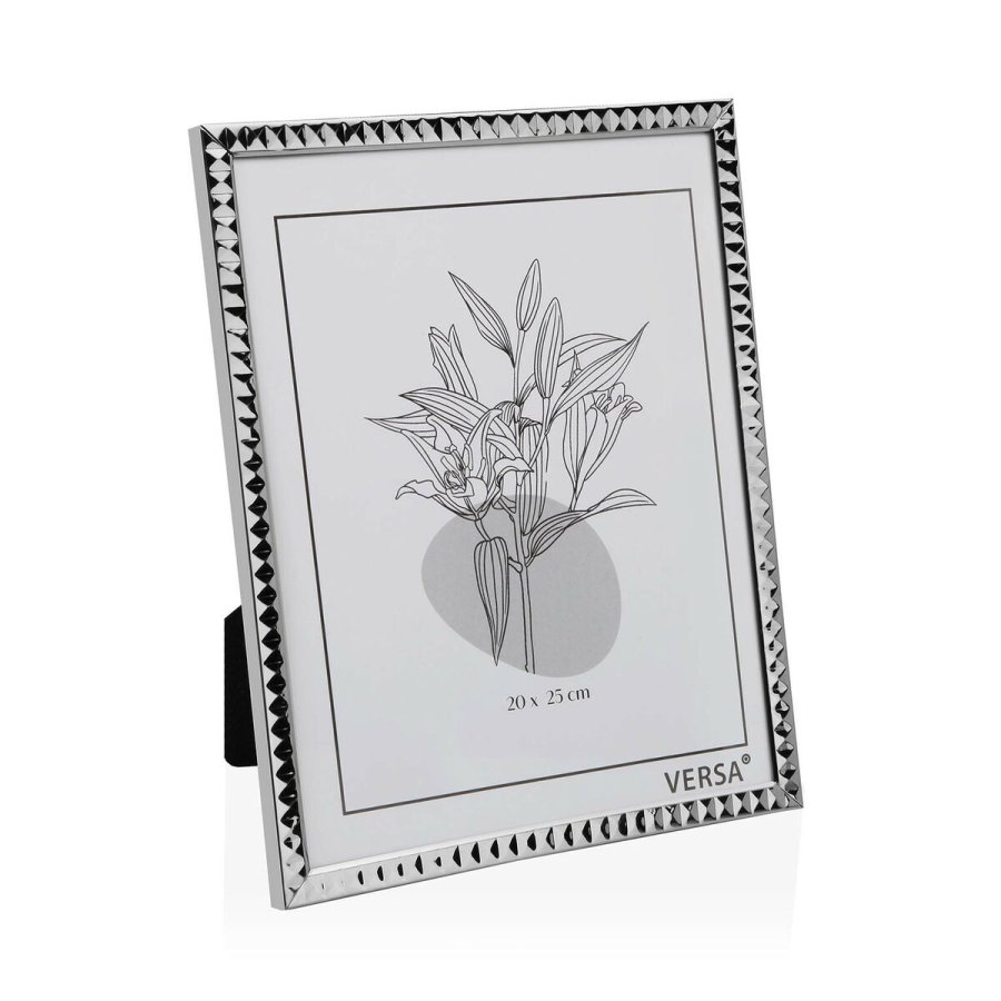 Fotoramme Versa Slvfarvet Metal Minimalistisk 1 x 25,5 x 20,5 cm (2 enheder) #1