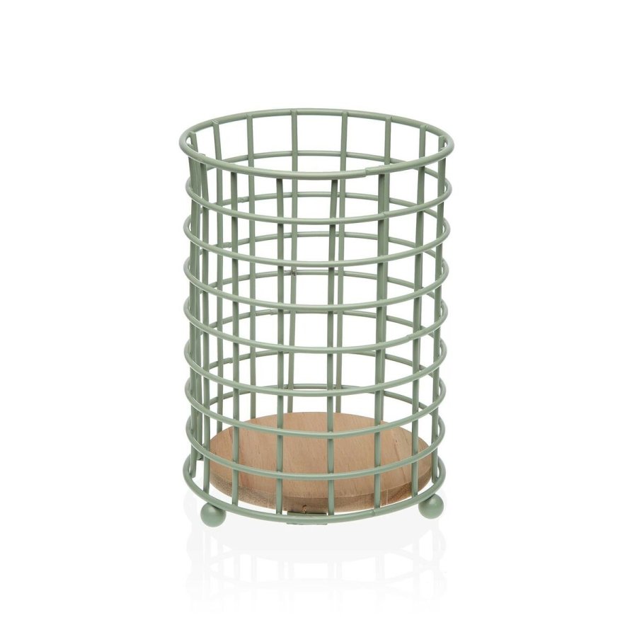 Bestikholder Versa Grn Tr Gummitr Stl Jern 12,5 x 17,5 x 12,5 cm #1