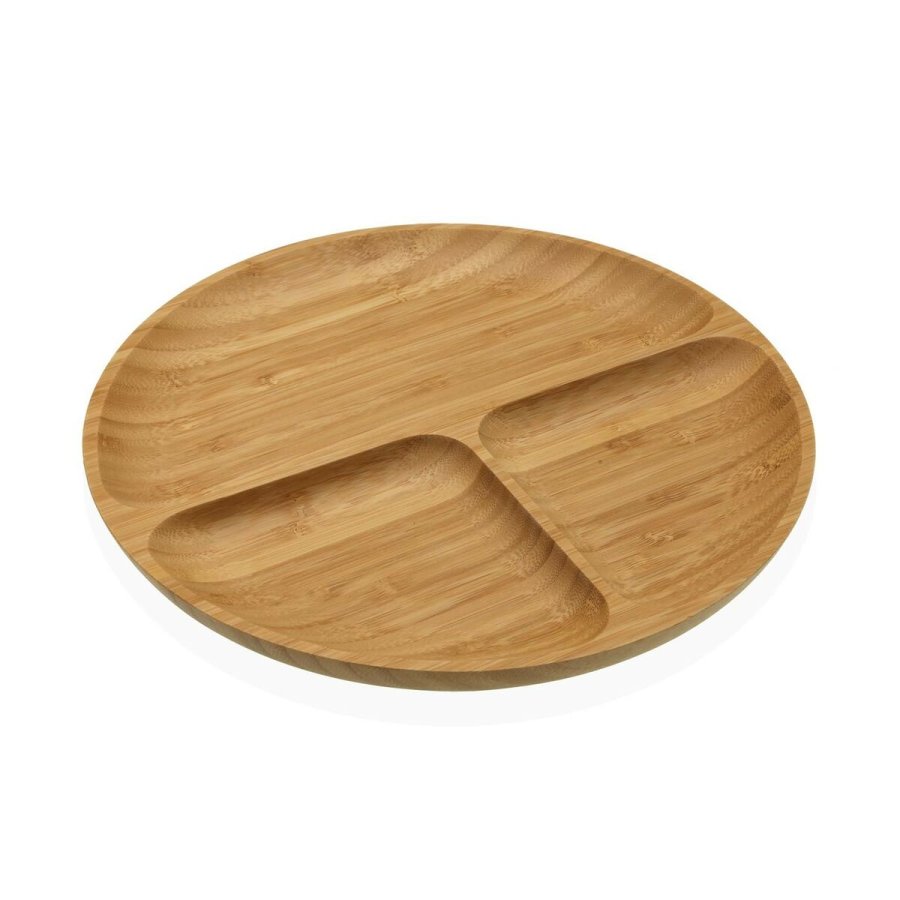 Snack bakke Versa Bambus 25 x 2 x 25 cm #1