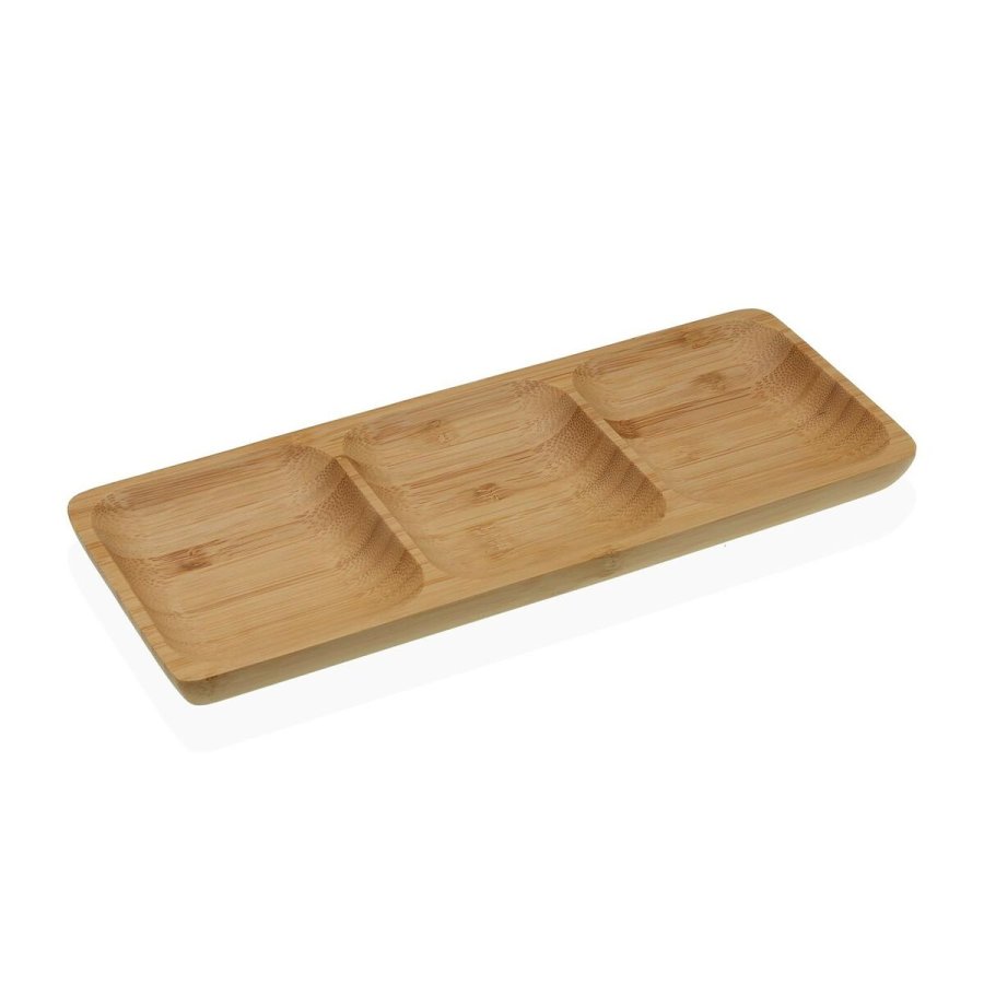 Snack bakke Versa Bambus 10 x 2 x 26 cm #1