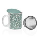 Krus med infusionsfilter Versa Bellis Grn Stentj #1