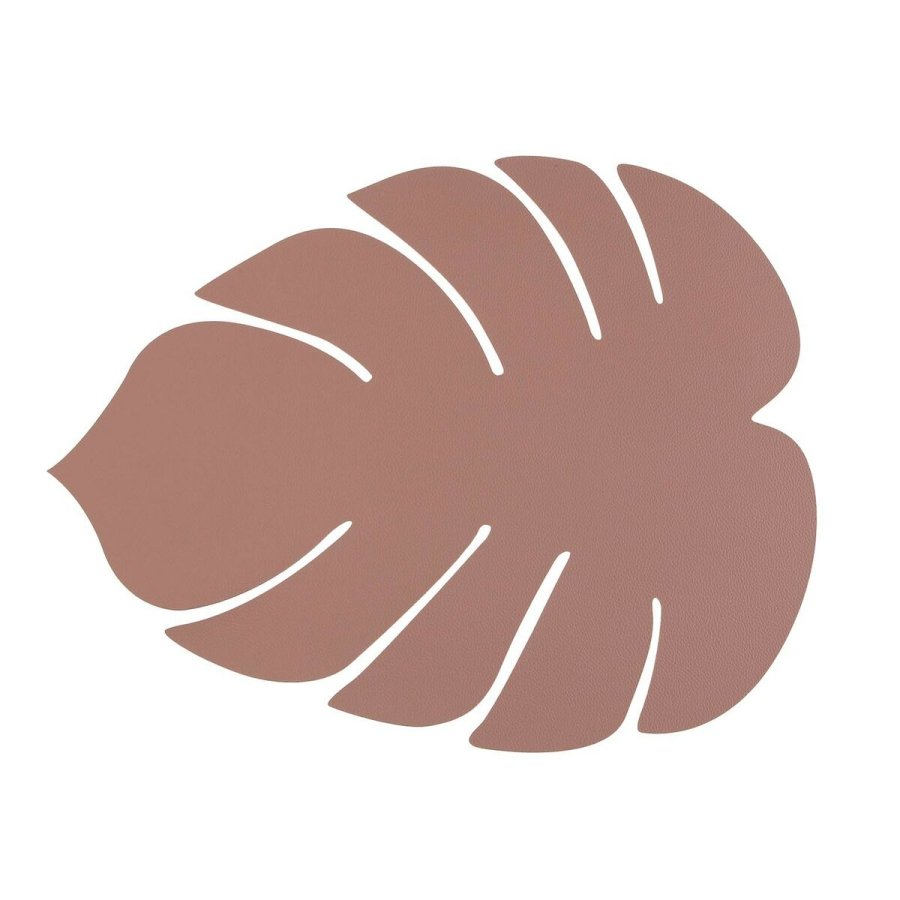 Dkkeserviet Versa Blad af en plante Pink 35 x 44,5 cm #1
