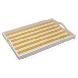 Bakke Versa Gul Tr MDF 30 x 5 x 45 cm Striber #1