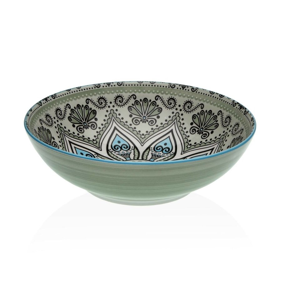 Salatskl Versa Grn Keramik Porceln 22,5 x 9 x 22,5 cm #1