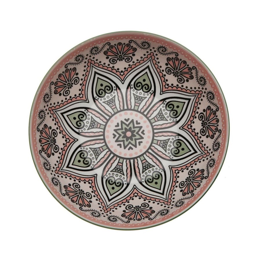Salatskl Versa Pink Keramik Porceln 22,5 x 9 x 22,5 cm #3