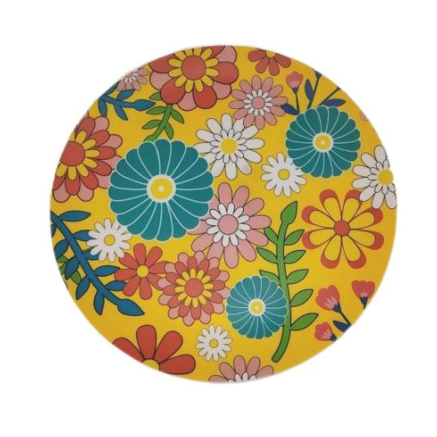 Flad Plade Versa Gul Polyetylen RPET Cvetlice  25 cm #1