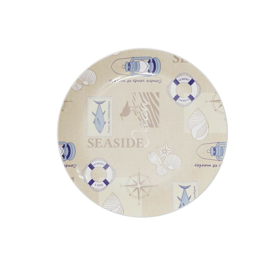 Flad Plade Versa Seaside Polyetylen RPET  25 cm #1