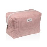 Rejsetoilettaske Versa Corduroy Pink 12 x 16 x 24 cm #1