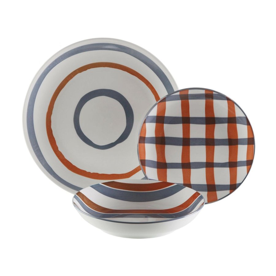 Spisestel Versa Anette Porceln 18 Dele #1