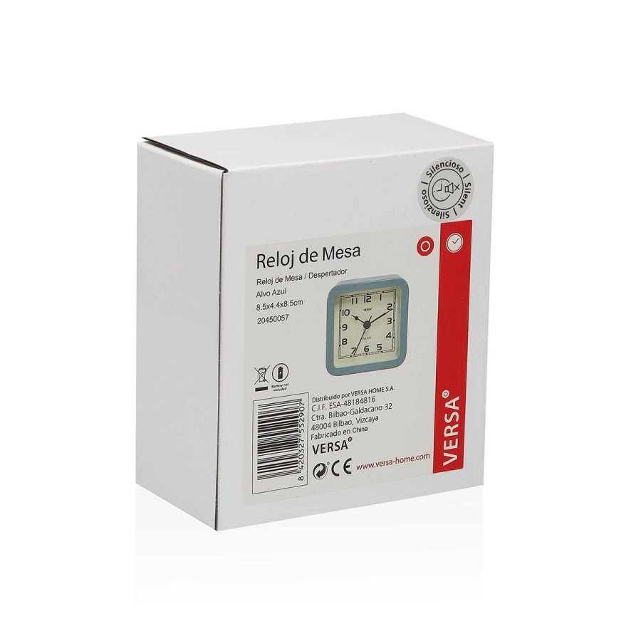Namizna ura Versa Alvo Bl Plastik 4,5 x 8,5 x 8,5 cm #9
