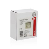 Namizna ura Versa Alvo Hvid Plastik 4,5 x 8,5 x 8,5 cm #9