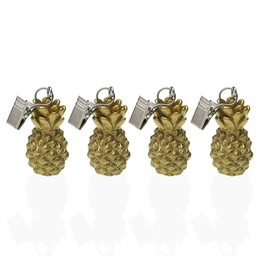 Borddug Clip Versa 3,6 x 6 x 3,6 cm Ananas 4 Dele #1