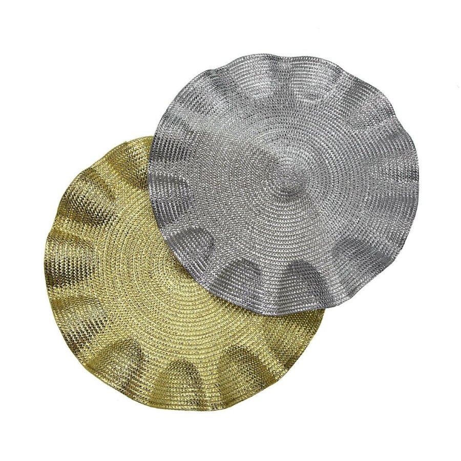 Dkkeserviet Versa Gylden Plastik 38 x 38 cm #7