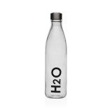 Vandflaske Versa Gennemsigtig Glas Aluminium 1 L 8 x 31 x 8 cm #1