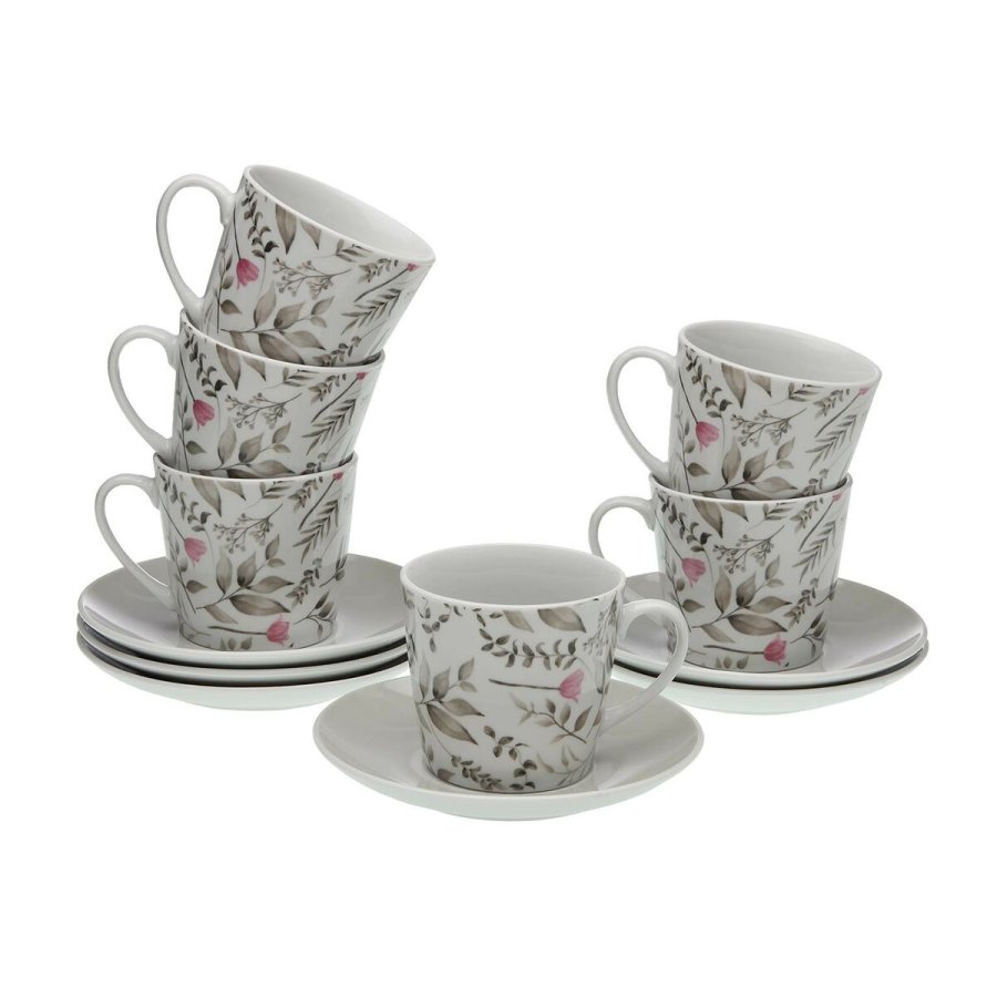 St med 6 kopper og underkopper Versa Caprice Porceln #1