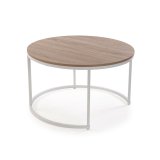 St med 2 borde Versa Aurea Hvid 48 x 48 x 42 cm 80 x 80 x 48 cm #3
