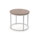 St med 2 borde Versa Aurea Hvid 48 x 48 x 42 cm 80 x 80 x 48 cm #4