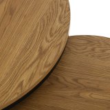 St med 2 borde Versa Aurea Sort 48 x 48 x 42 cm 80 x 80 x 48 cm #2
