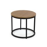 St med 2 borde Versa Aurea Sort 48 x 48 x 42 cm 80 x 80 x 48 cm #4