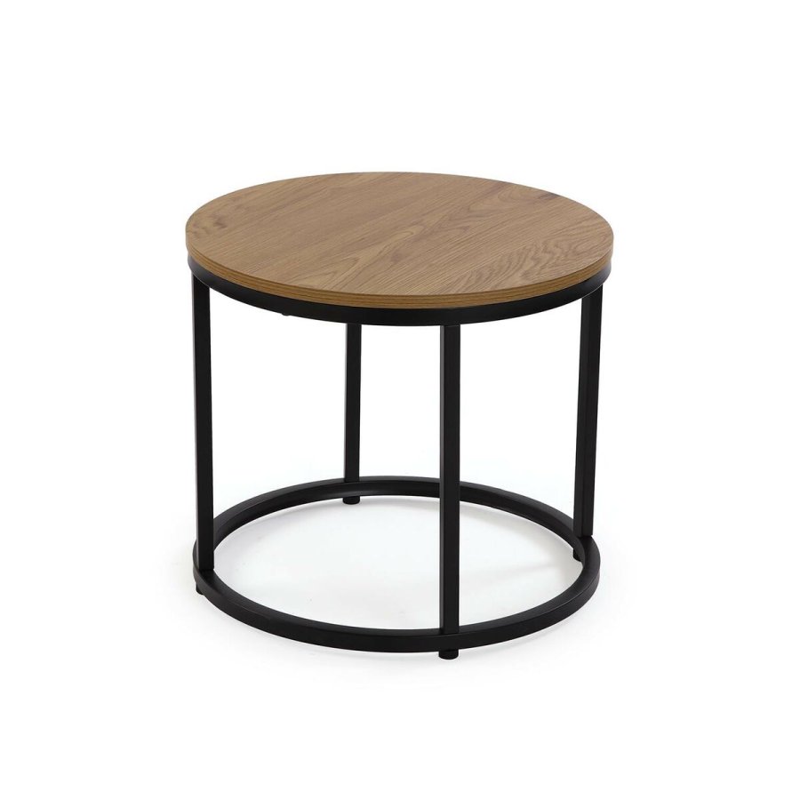 St med 2 borde Versa Aurea Sort 48 x 48 x 42 cm 80 x 80 x 48 cm #4