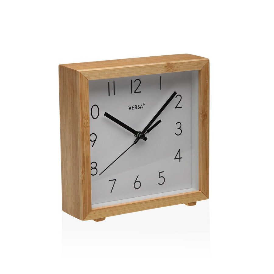 Namizna ura Versa Hvid Minimalistisk #1