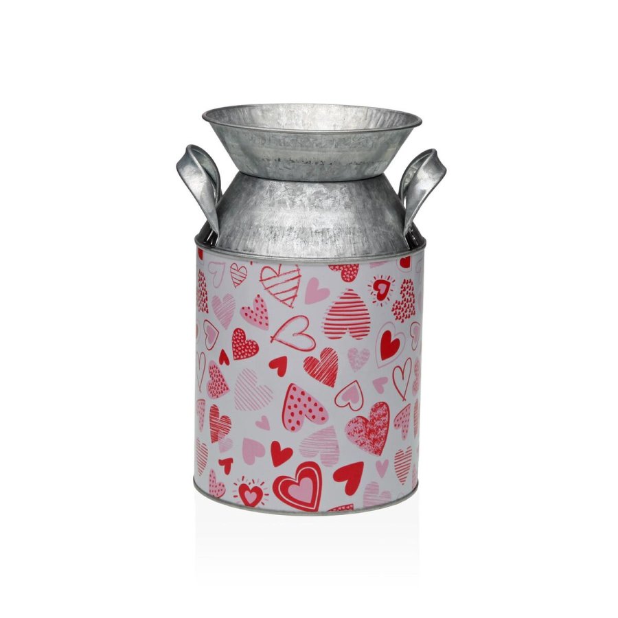 Vase Versa Rd Metal Hjerter 13 x 15,5 x 21 cm #1