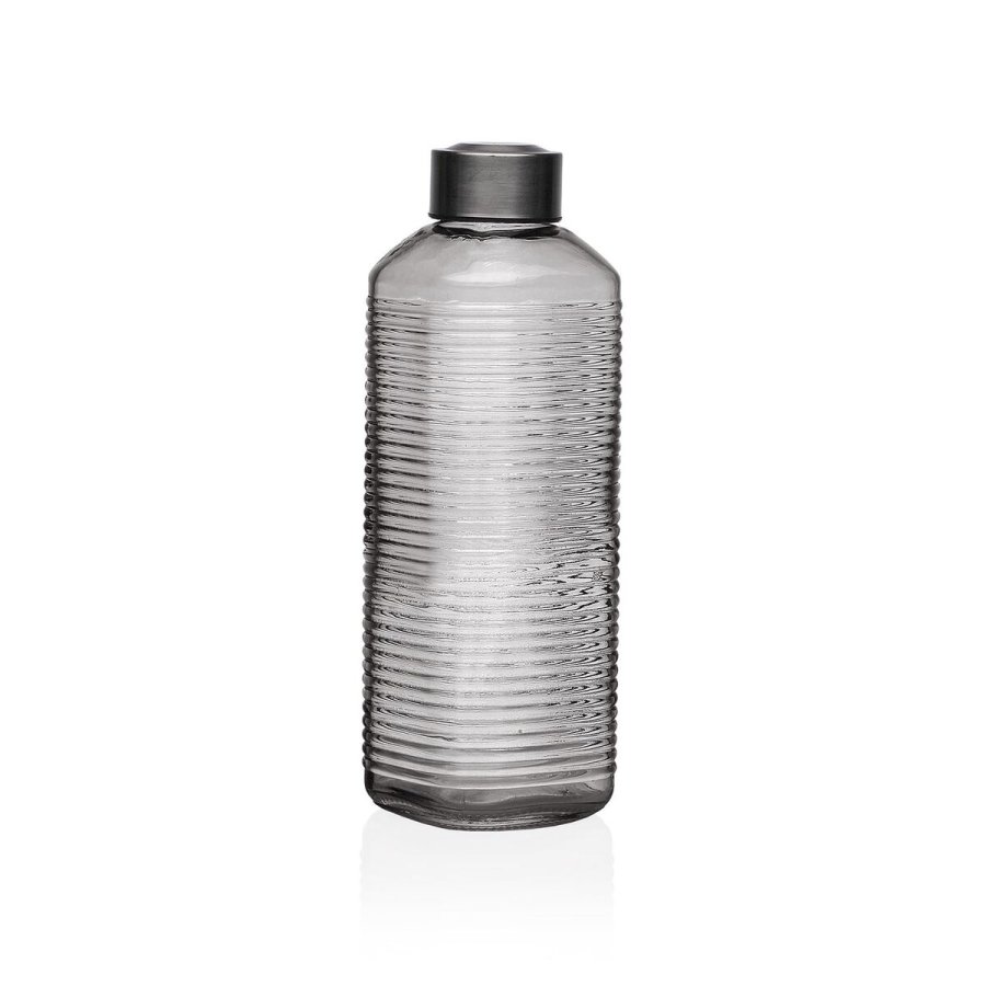 Vandflaske Versa Gr Glas Aluminium 1 L 8,3 x 23,5 x 8,3 cm #1