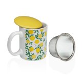 Krus med infusionsfilter Versa Citron #1
