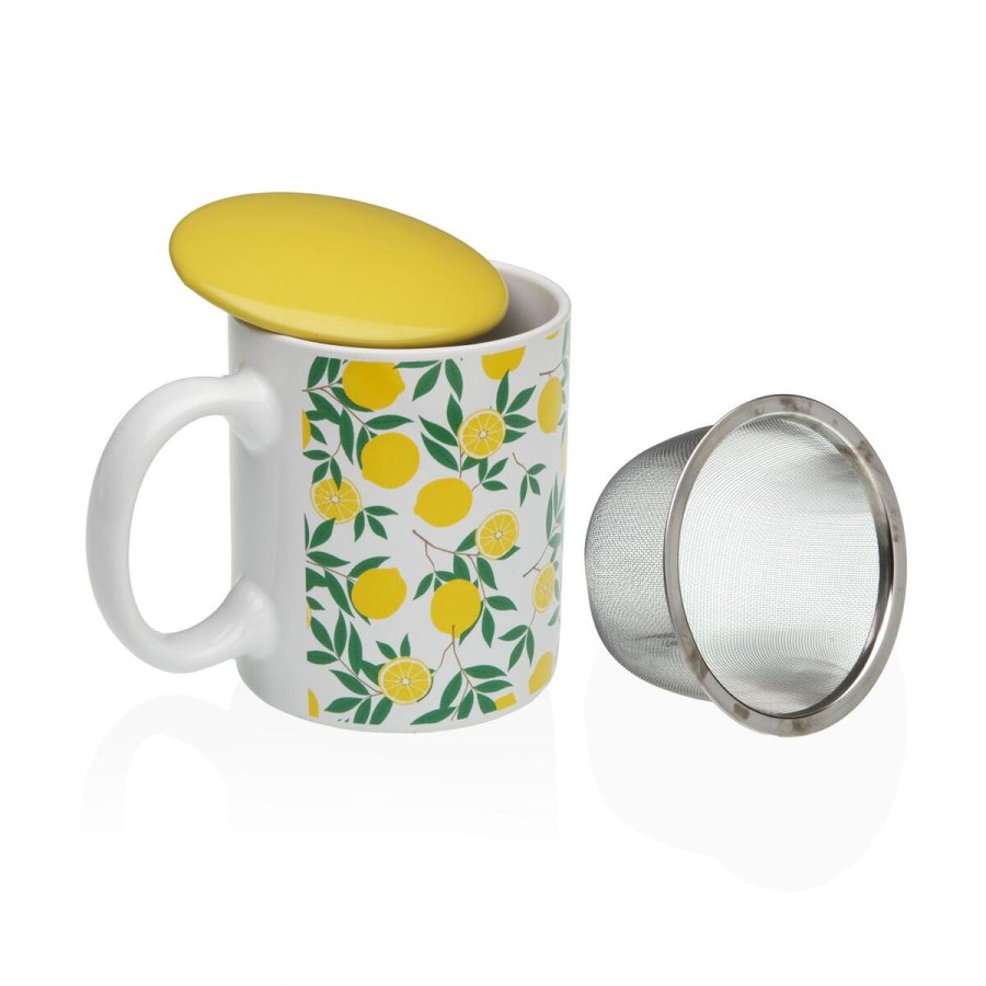 Krus med infusionsfilter Versa Citron #1