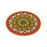 Dkkeserviet Versa Kork Keramik Mandala 20 X 0,6 X 20 CM #1