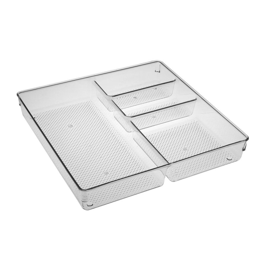 Bestikholder Versa Gennemsigtig Plastik 30,6 X 5,6 X 30,6 CM #1