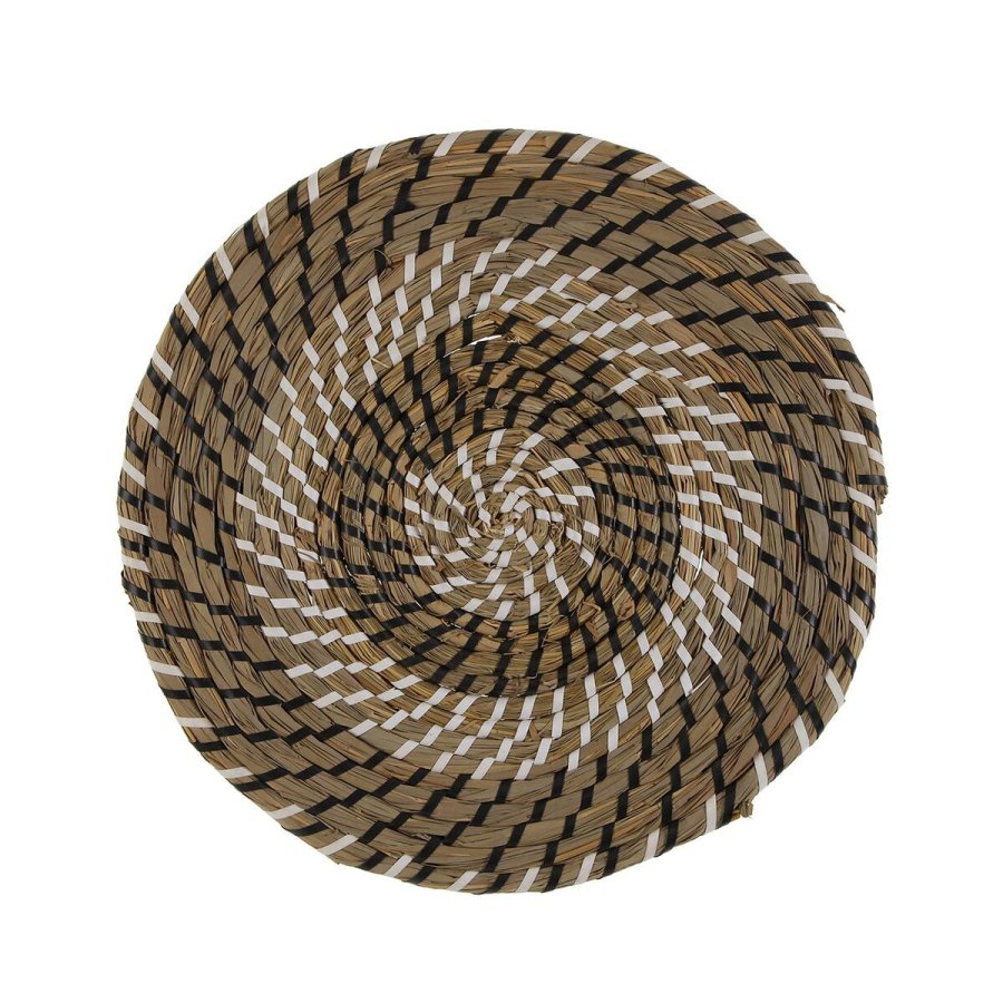 Dkkeserviet Versa Hvid Sort Tekstil Vand-hyciant 38 cm #1