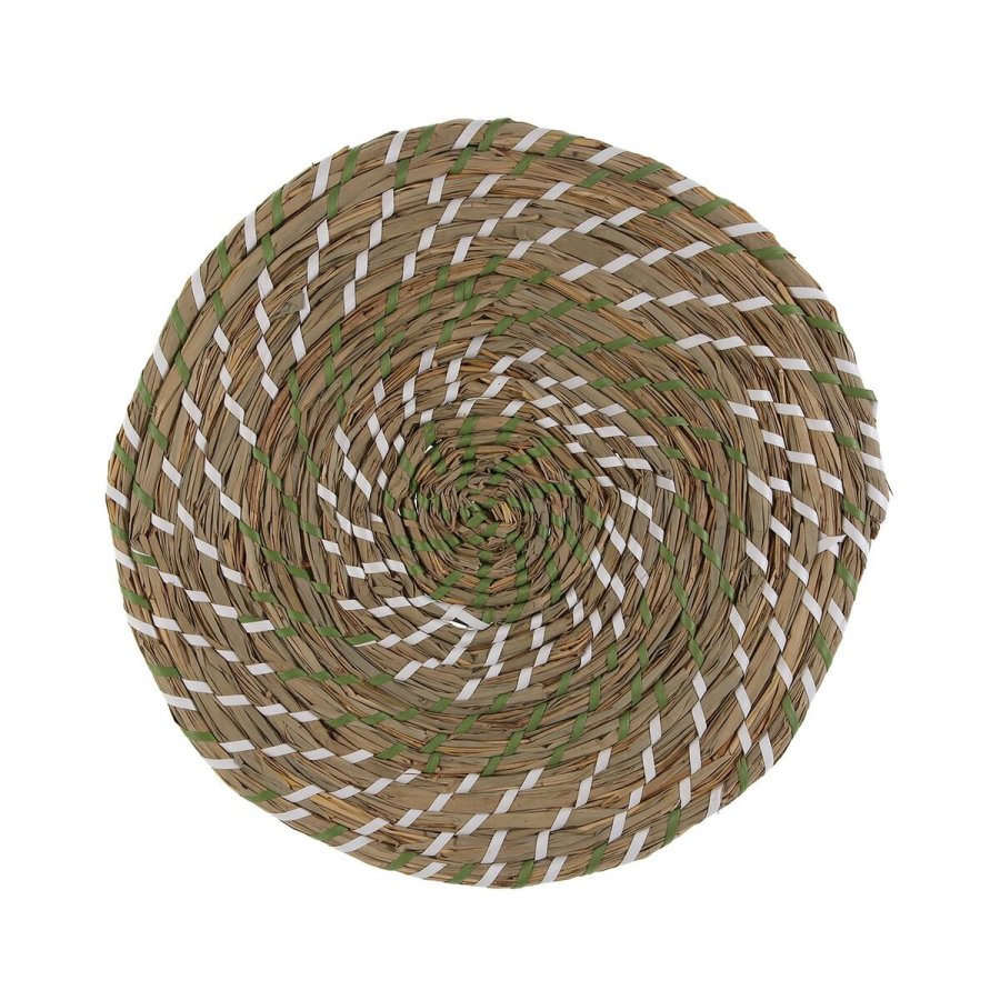 Dkkeserviet Versa Hvid Grn Tekstil Vand-hyciant 38 cm #1