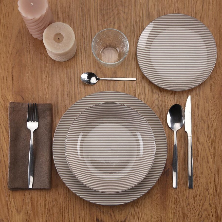 Spisestel Versa Gr� Porcel�n 18 Dele #2