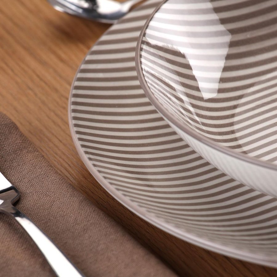 Spisestel Versa Gr� Porcel�n 18 Dele #3