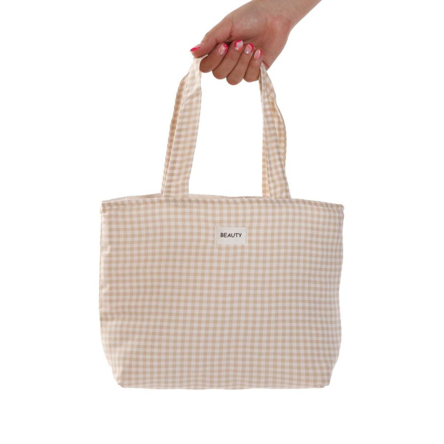 Hndtasker til damer Versa Vichy Beige 9 x 22 x 23 cm #1