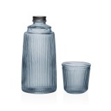 Vandflaske Versa Bl Glas Aluminium 10,3 x 26 x 10,3 cm #1
