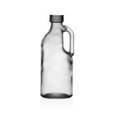 Vandflaske Versa Gennemsigtig Glas Aluminium #1