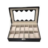 ske til ure Versa Sort Polyuretan Papir Spejl Tr MDF 20 x 8,5 x 32,5 cm #2