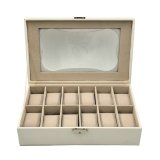 ske til ure Versa Hvid Polyuretan Papir Spejl Tr MDF 20 x 8,5 x 32,5 cm #2