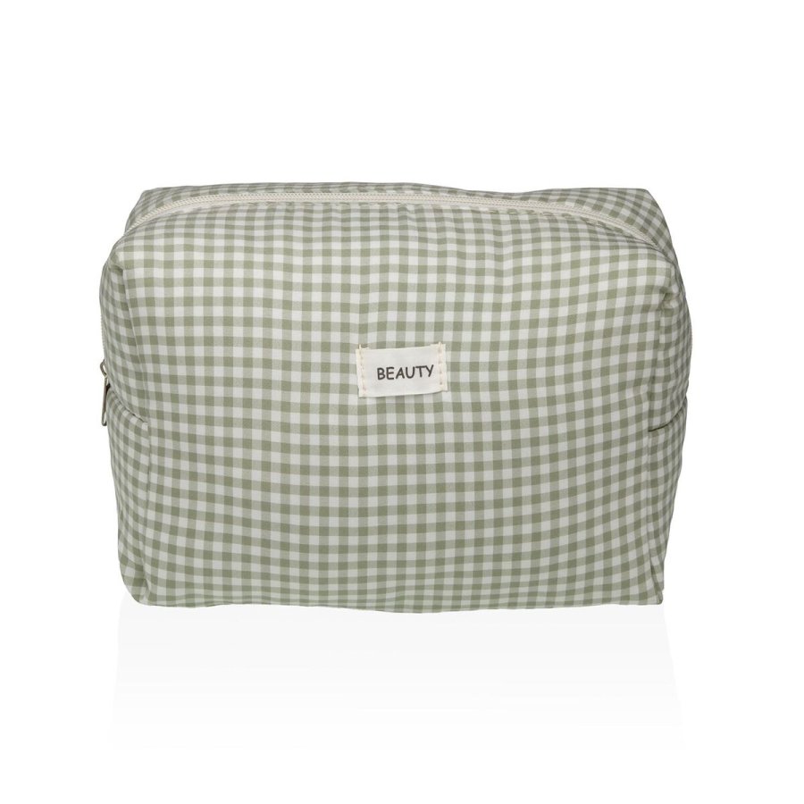 Rejsetoilettaske Versa Vichy Grn Polyester 12 x 16 x 24 cm #1