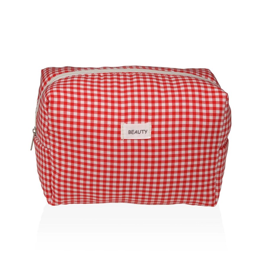 Rejsetoilettaske Versa Vichy Rd Polyester 12 x 16 x 24 cm #1