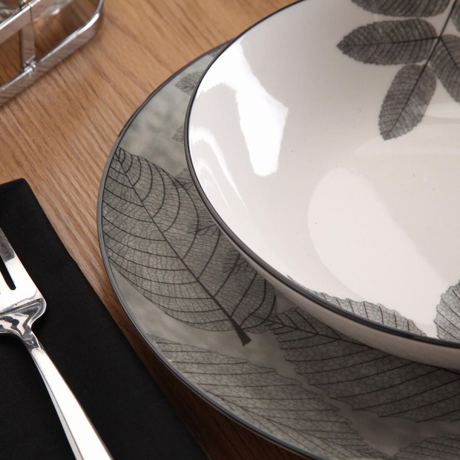 Spisestel Versa Aylen Gr� Porcel�n 18 Dele #3