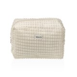 Rejsetoilettaske Versa Corduroy Hvid Polyester 12 x 16 x 24 cm #1