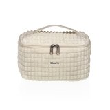 Rejsetoilettaske Versa Corduroy Hvid Polyester Tekstil 12 x 12 x 20 cm #1