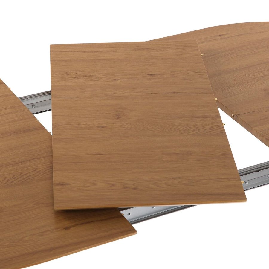 Spisebord Versa DOINYO  Sort Metal Tr MDF 80 x 75 x 160 cm #4