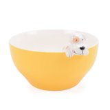 Sk�l Versa Gul Porcel�n 16 X 9,7 X 14 CM Hund #1