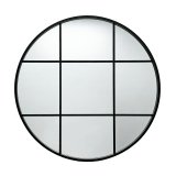 Vgspejl Versa Sort 3 x 80 x 80 cm #1