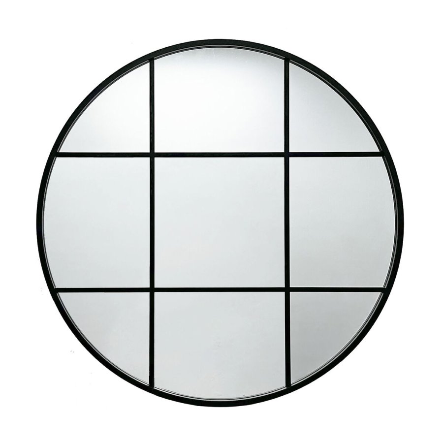 Vgspejl Versa Sort 3 x 80 x 80 cm #1